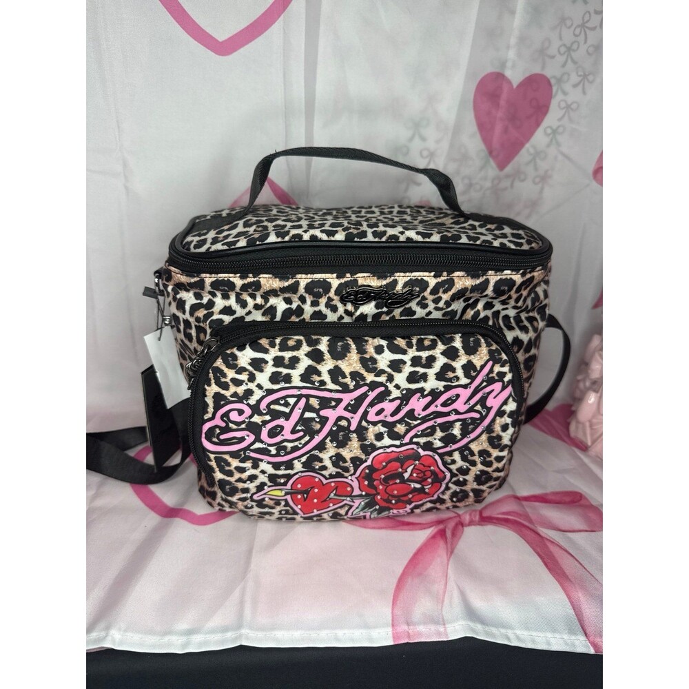 Ed Hardy Leopard Lunch Tote